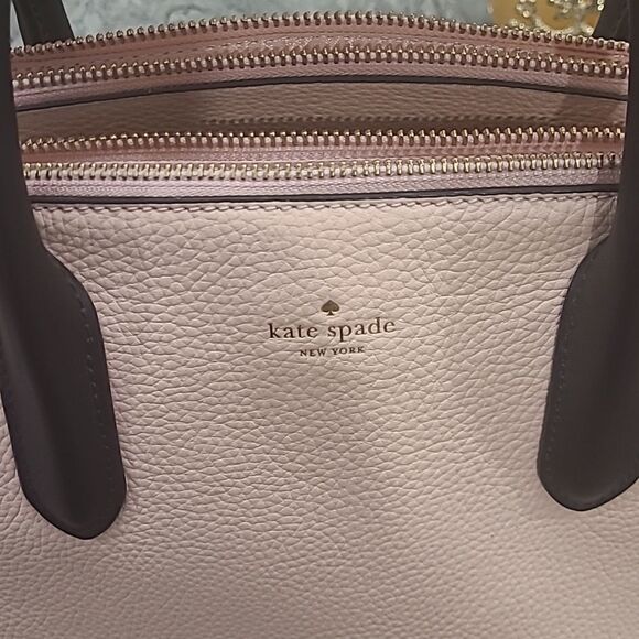 Kate Spade Duncan Caroline Lane Like New Pebbled Leather Bag - Picture 7 of 13